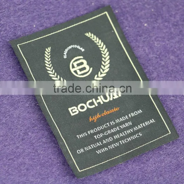 2016 Clothing Label Manufacturer For Custom Cheap Woven Silk Labels photo-6