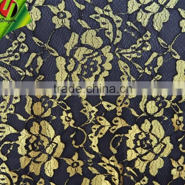Nylon Polyester Lace Fabric 11019 Women Dress Fabric photo-3