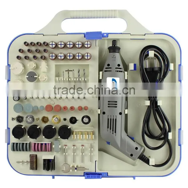 DCCRAFT Dm-130 130w 163pcs Rotary Tool and Accessory Kit