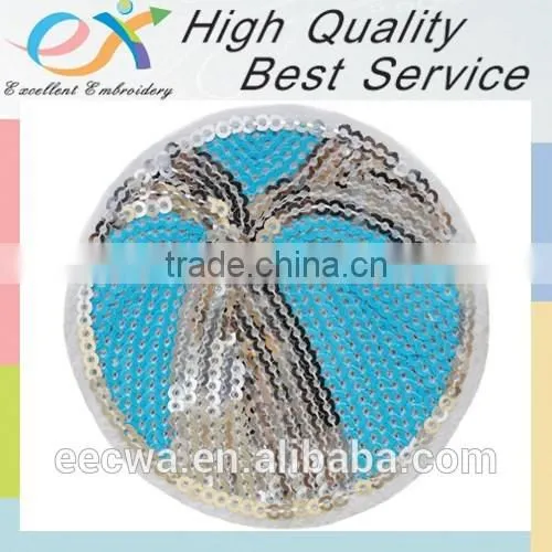 Professionally Custom Logo Sequins Embroidery Patch photo-4
