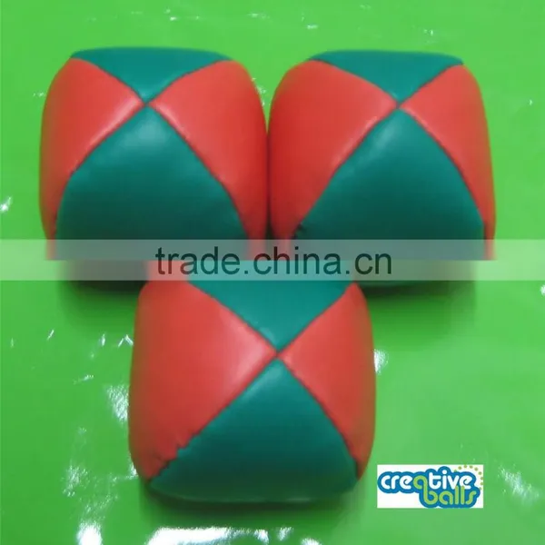 PVC Leather 4 Panels Juggling Ball photo-3