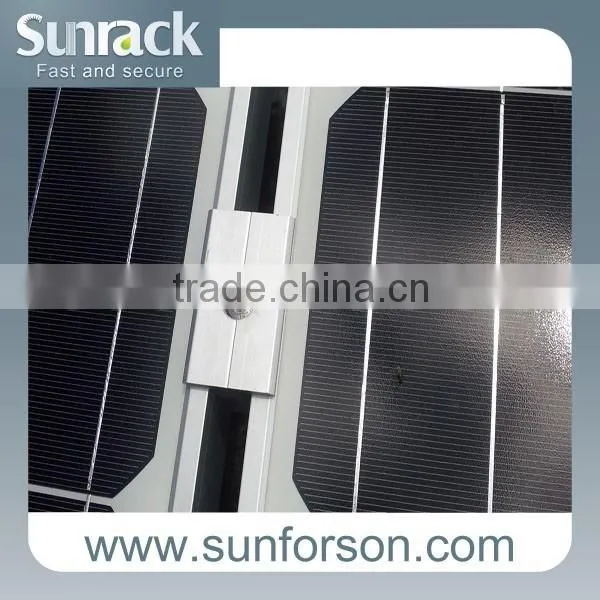 Al6005 /SS304 Solar Power Mount pv Module Mounting Clamps photo-2