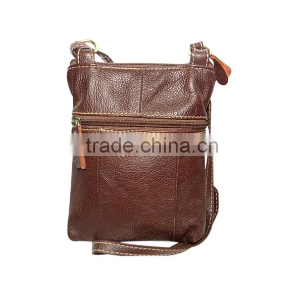 Leather Sling Bag Black Color. Genuine Leather photo-3