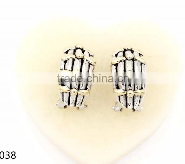 2016 Juyuan Double Color Plated Whole Sales Earrings photo-2