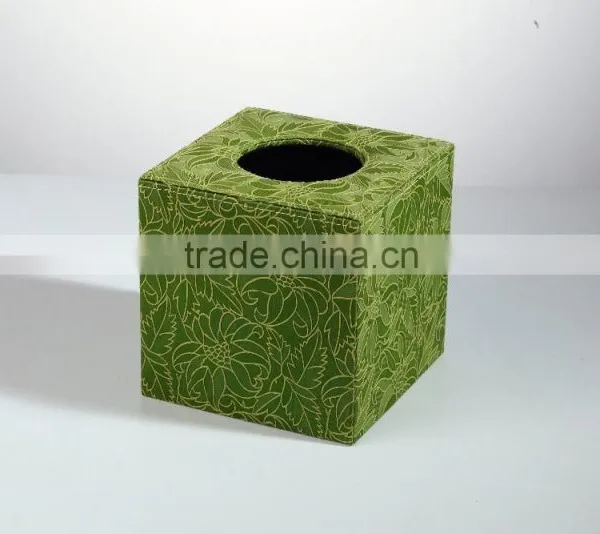 2014 Hot Sale Noble Leather Tissue Box PU Cheap Napkin Box Tissue Box photo-2