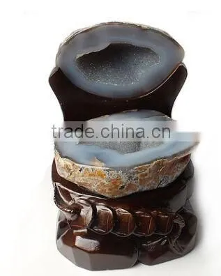 Wholesale Brazilian Amethyst Agate Geode / Kinds of Natural Amethyst Agate Geode photo-2
