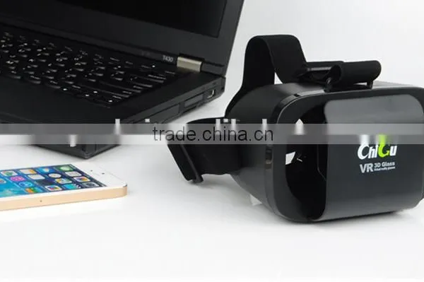 2016 New Style ABS Plastic VR Box 2.0 Bluetooth Gamepad 3D Glasses Virtual Reality Headset photo-4