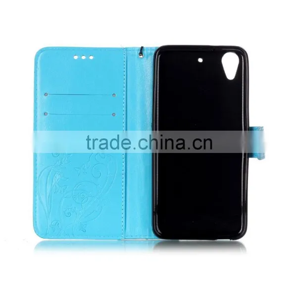 RF Manufacturer Wholesale Book Card Holders Stand Wallet Flip Leather Back Cover for HTC One V Mobile Phone Case photo-3