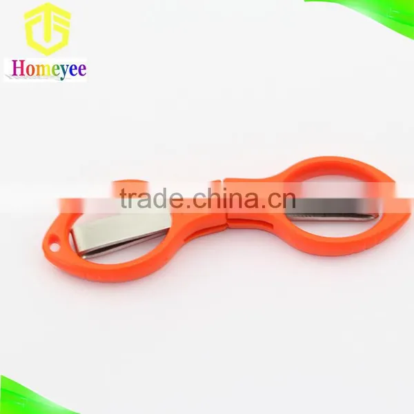 Stainless Steel Folding Scissor With Plastic Handle photo-3