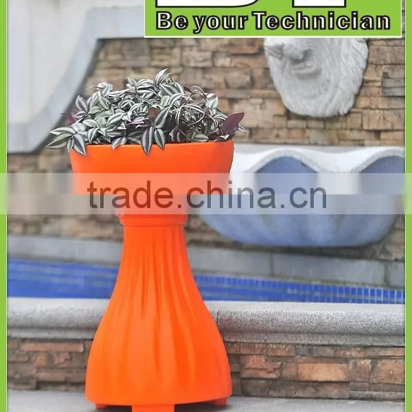 Remote Control Led Flower Pots Use in Home and Garden,plastic Vase, photo-6