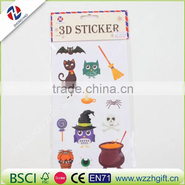 Halloween Pumpkins & Green Ghost Large Temporary Tattoos Cute Big Tattoo Stickers photo-4