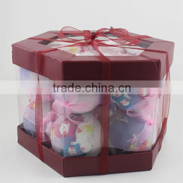 All Over Printed Foam Christmas Ball Polyfoam Ball Wrapped Paper