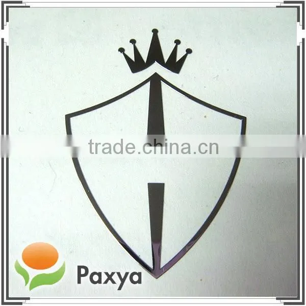 Nickel Silver Chrome Metalic Sticker