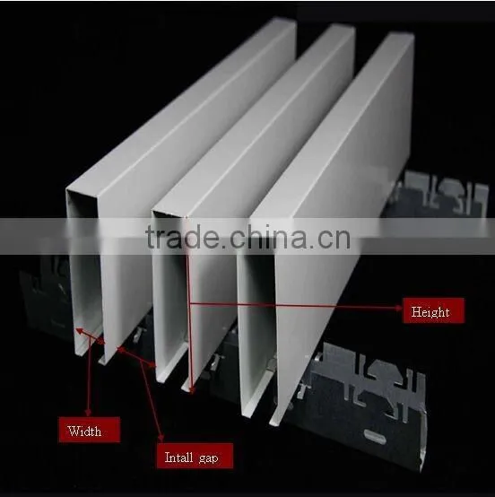 Baffle Fireproof Aluminum Building Materials in Tiles photo-5
