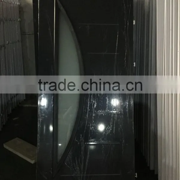 Directly Factory Sale Used Exterior Commerical French Steel Door With Toughtened Glass Made in Yongkang photo-6