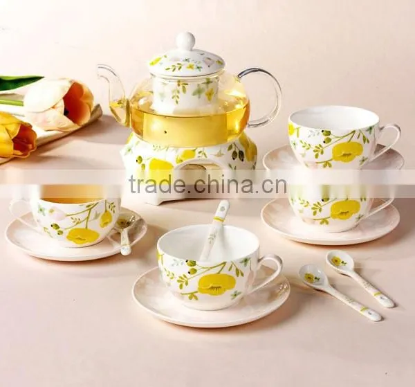 Hot Sale Good Quality Creative Customized Bone China Ceramics Tea Set photo-6