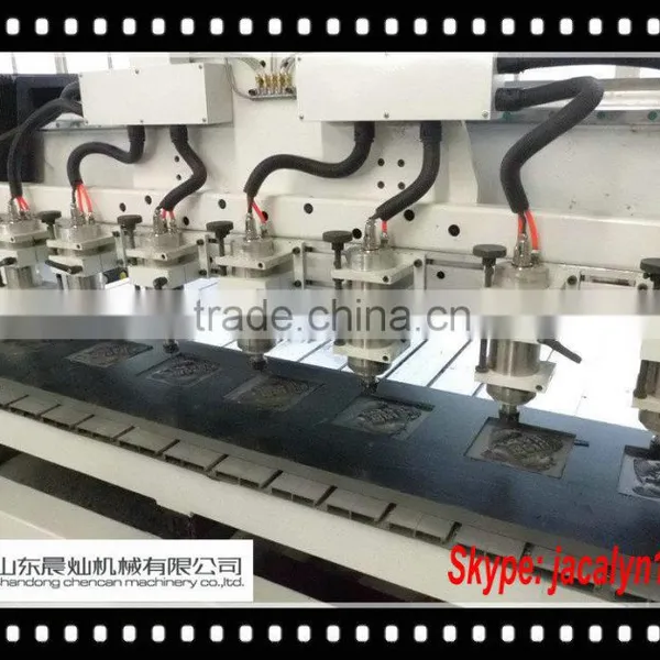 4 Axis Eight Heads Wood Engraving CNC Router Machine With Cheap Price photo-2