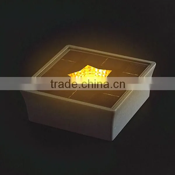 Ip68 Outdoor Waterproof Path Lighting Solar Energy Led Brick Light