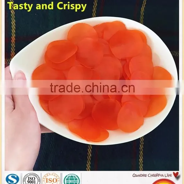 Delicious Crispy Red Chinese Prawn Crackers Healthy Snackfood Ready to Serve photo-2