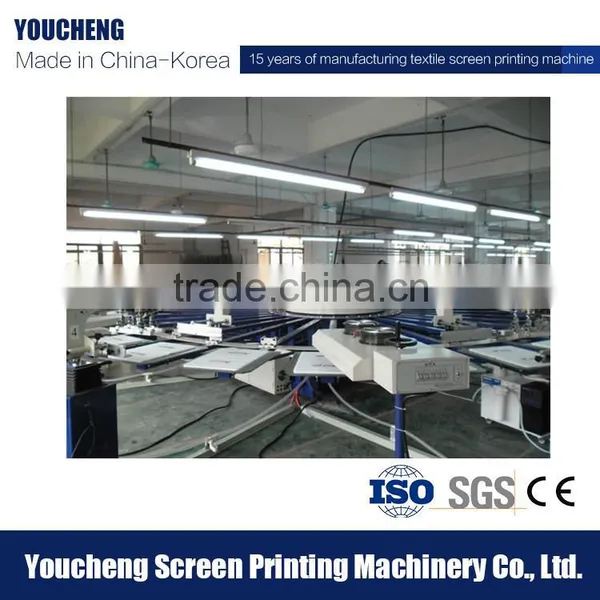 Professional 8 /12/16 Color Full Servo Oval Screen Printer photo-4