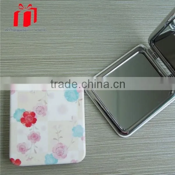 Pu Leather Professional Cosmetic Mirror/pocket Mirror photo-2