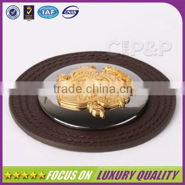 Two Colour Metal Plating Jacket High Quality Metal Label photo-4