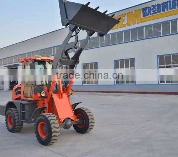 Chinese Wheelloader Compact Hydrostatic Wheel Loader,mini Dumper 1ton