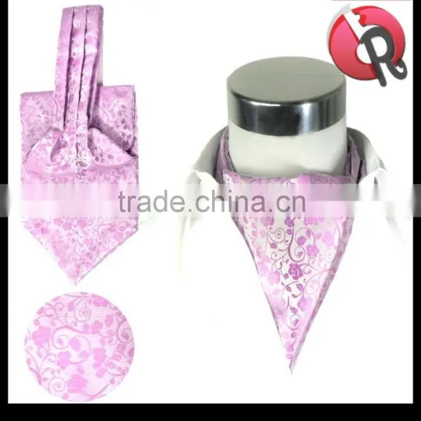 Mens 100% Silk Cravat Tie for Party and Wedding photo-3