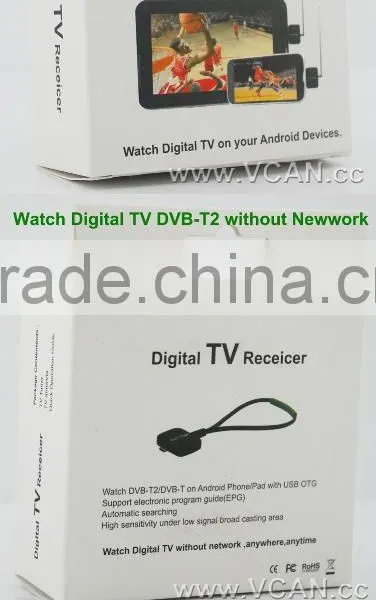 Car DVB T2 Digital TV Receiver DVB-T2S Micro USB Digital DVB-T DVB-T2 TV Tuner Receiver For Android Pad photo-4