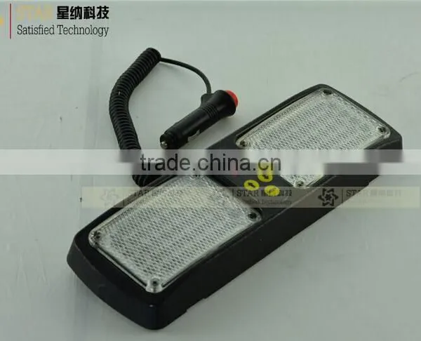 Red and Blue Led Strobe Warning Panel Visor Light photo-4
