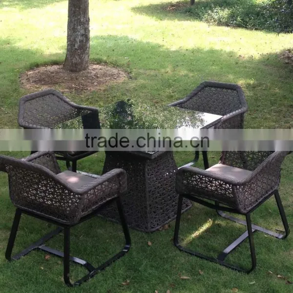 Comfortable Outdoor Wicker Table Set Garden Set photo-3