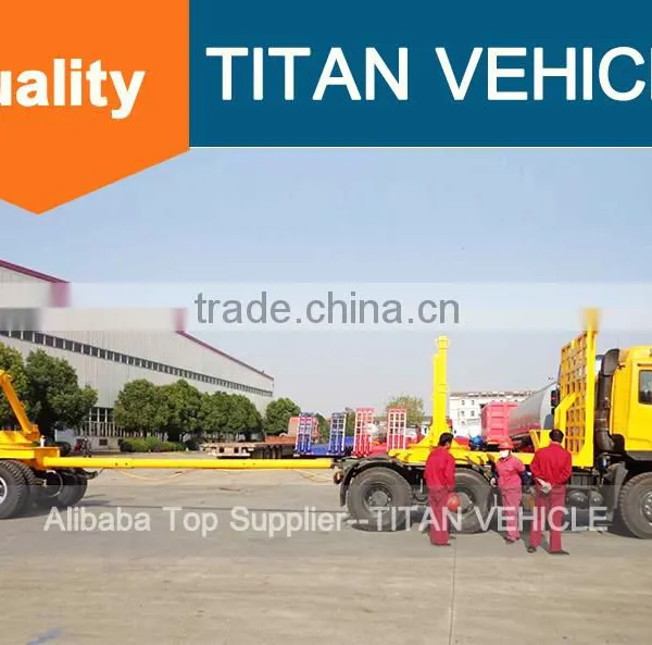China New Timber Wood Semi Trailer Lumber Transport Vehicle for Sale photo-6