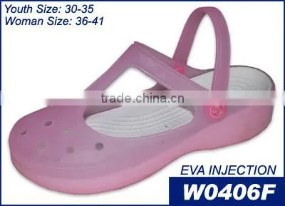 Clear PVC Women Jelly Sandals Clog