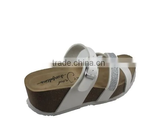 2015 Summer Cork Outsole Platform Ladies Sandal Shoes photo-5