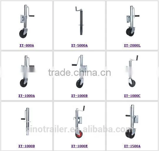 Trailer Jack With Rubber Wheel photo-4