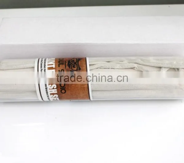 Variegated Synthetic Wooden Handle Artist Painting Brush photo-3