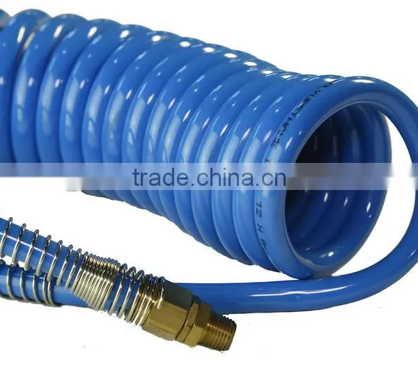 BLue Polyurethane Spiral Tube(4*6mm*7.5m) With Fitting photo-5