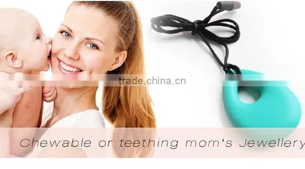 Teether BPA Free Teething Pendant Necklace Teething Pendant photo-6