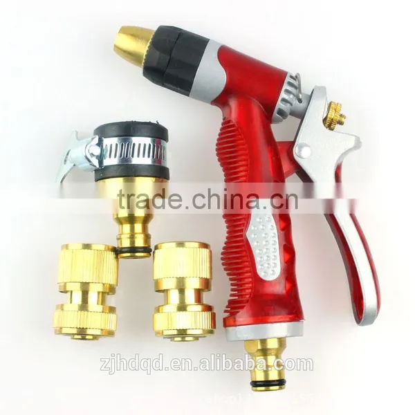 Car Washing Spray Gun Suit ,high Quality Washing Gun Set ,three Connectors With a Gun for a Suit photo-2