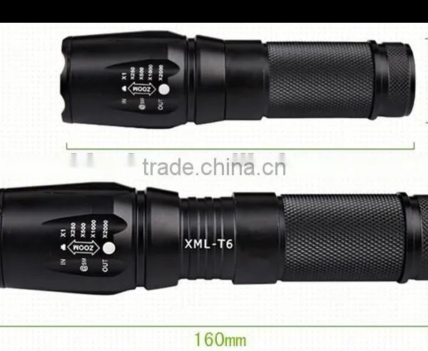 Aluminium Rechargeable Led Flashlight Tactical Flashlight Rechargeable Flashlight photo-4