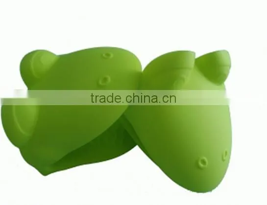 Non-stick Colorful Silicone Oven Mitt photo-2