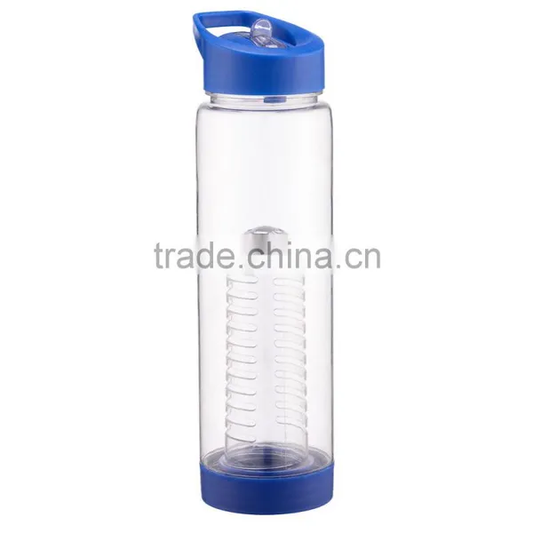 NO BPA Flip-top Leak Proof Infuser Fruit & Veggie Infusion Sports Water Bottle, 24 Oz photo-4