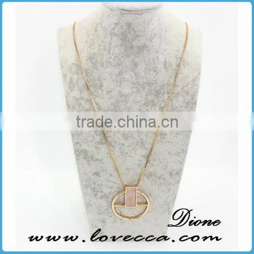 Wholesale 18k Gold Color Meaningful Crystal Necklace Jewellery Pendant Necklace photo-3