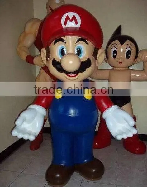 China Supplier Wholesale High Quality Fiberglass Life Size Cartoon Statue photo-2