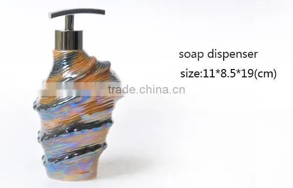 Hand Painting Pearl Glaze Conch Bathroom Fittings Accessories photo-3