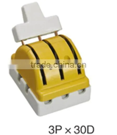 Electric Single Throw 3 Poles Ceramic Knife Switch Change Over Switch photo-4