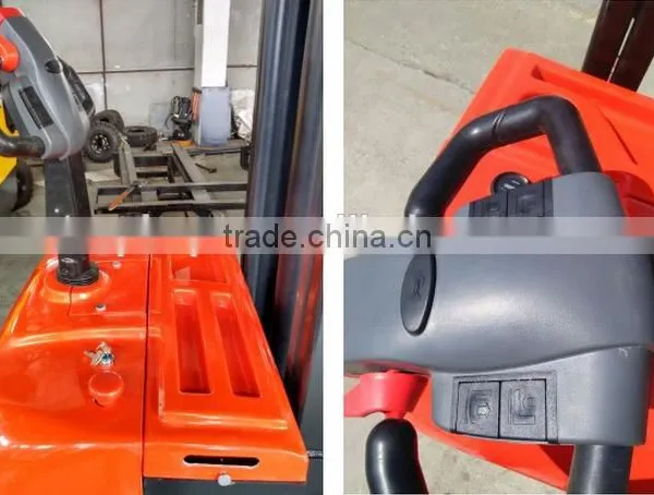 1ton 2 Ton 3 Ton 3meter Charged Forklift Battery Auto Full Electric Stacker photo-2