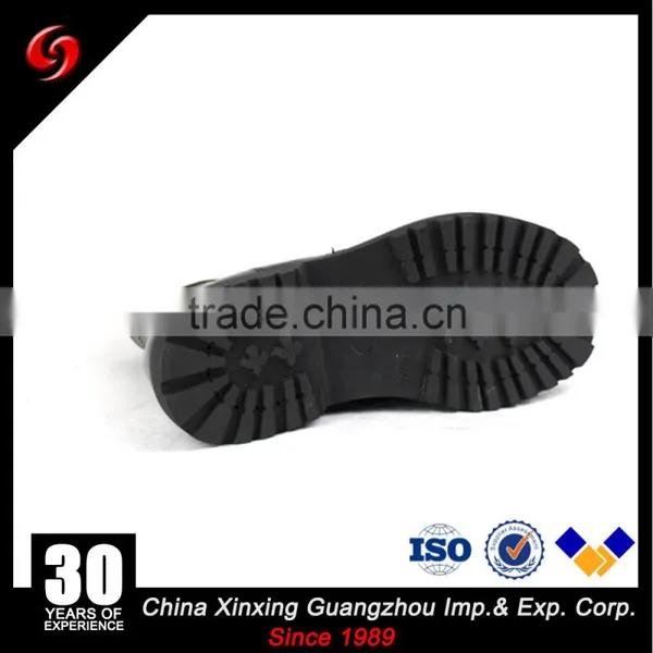Genuine Leather Black Jungle Boots, Non Slip Cow Leather Combat Boots photo-4