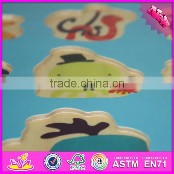 2016 Brand New Children Wooden Shape Puzzle Games W14M116 photo-5