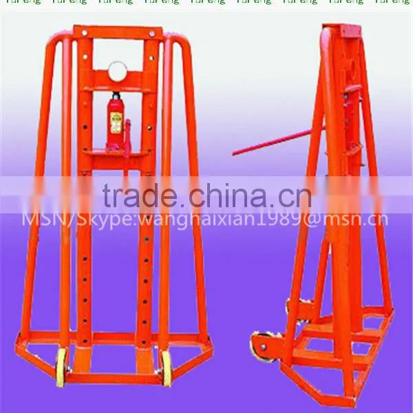 Trapezoidal and hydraulic cable drum jack,China